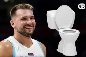 奏以色列国歌时溜了？🤣东契奇：我得去厕所 等不了了